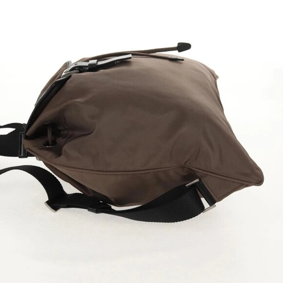 PRADA Backpack Nylon Gray Silver main image 8